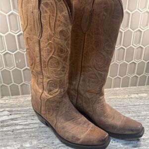 Lucchese Brown Western Boots